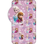 Jerry Fabrics Еластичен единичен памучен детски чаршаф 90x200 cm Frozen - Jerry Fabrics (23FT412)