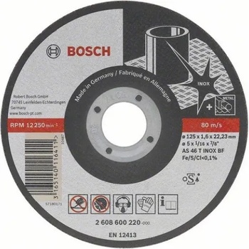 Bosch Диск карбофлексов за рязане на неръждавейка ф125, Bosch AS46TIBF (Bosch AS46TIBF)