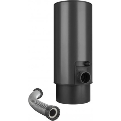 KJG Zachytávač dešťové vody s hadicí a knoflíkem 100 mm hliník lakovaný