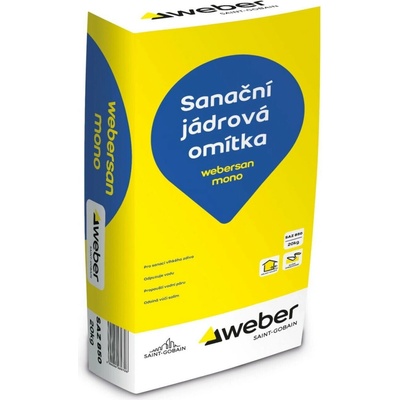 Omítka sanační weber san mono – 20 kg