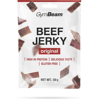 GymBeam Сушено месо Beef Jerky 20 x 50 g барбекю