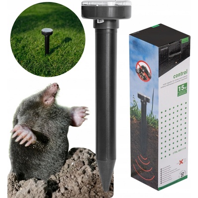 BRADAS Solární odpuzovač krtků a hlodavců, kulatý, dlouhý BR-CTRL-MO102S