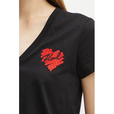 Karl Lagerfeld Памучна тениска Karl Lagerfeld (A1W17116)