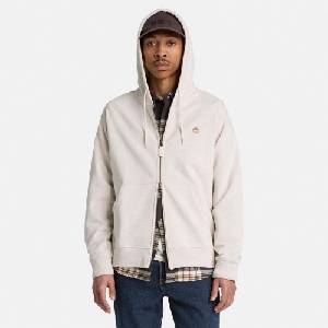 Timberland Суичър Timberland Mens Exeter River Cotton Zip Hoodie - Oatmeal