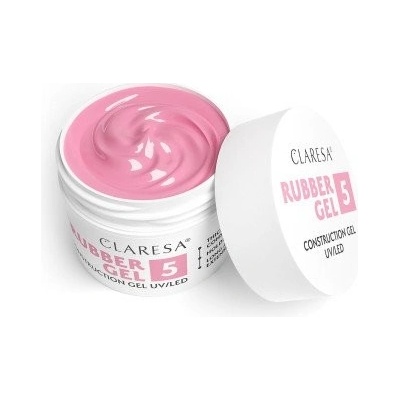 Claresa Uv Led Rubber gél na nechty fialová 05 12 g