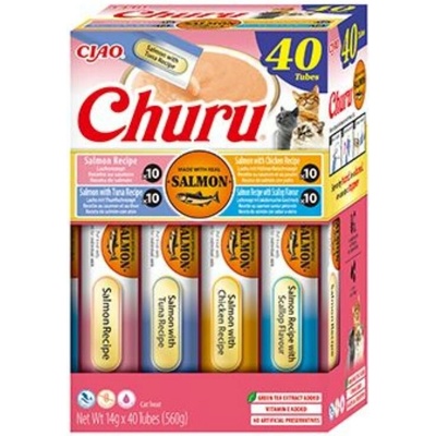 Churu Cat BOX Salmon Recipe 40 x 14 g