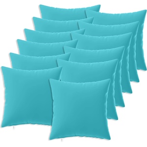 vidaXL Калъфка за възглавница 12 pcs HEERLEN Тюркоаз 40 x 40 cm (908595)