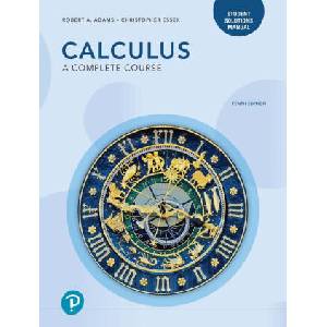 Student Solutions Manual for Calculus | Robert Adams, Robert Adams, Christopher Essex (ISBN: 9780135732533)