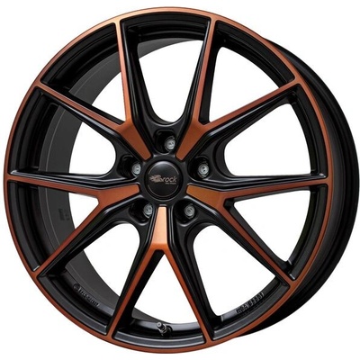 Brock B40 8x19 5X112 ET40 black orange matt