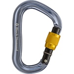 Black Diamond HMS карабинер Black diamond Vaporlock Screwgate Screwgate carabiner - Dark Gray / Yellow - размер One Size (323-0136-0111)