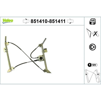 Zvedací zařízení oken VALEO 851410