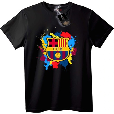 NOONEBRAND Тениска FC Barcelona Цветен Спектър - M, Black