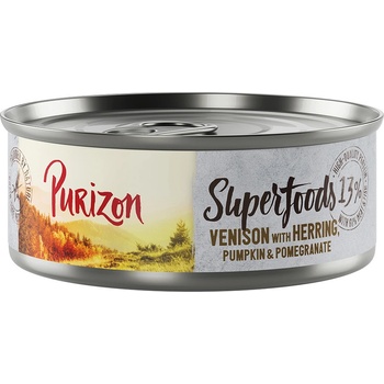 Purizon Superfoods divina so sleďom tekvicou a granátovým jablkom 12 x 70 g