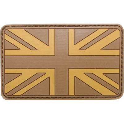 MFH nášivka 3D Veľká Británia 8x5cm desert