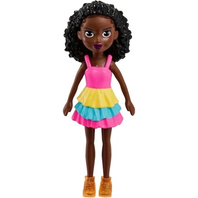 Mattel Polly Pocket letní módní panenka tmavé pleti HKV84