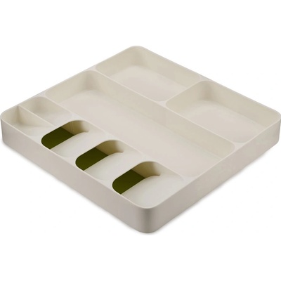 Organizér na příbory DRAWERSTORE COMPACT 85128, bílá / zelená, Joseph Joseph