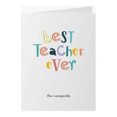 Fotopřání Best Teacher Ever, 20x30 cm
