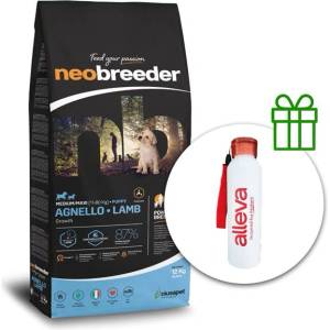Alleva NEO BREEDER кученце средно и голямо агне 12 кг + термобутилка безплатно