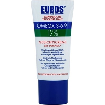 Eubos Sensitive Dry Skin Omega 3-6-9 12% ochranný pleťový krém s aktivními buňkami Defensil 50 ml