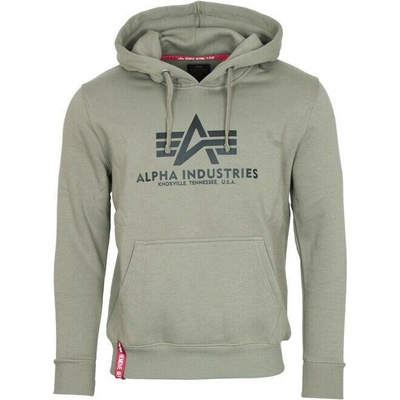 Alpha Basic Hoody olivová