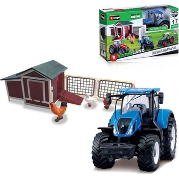 Bburago Bburago Farmland Пилешка ферма с трактор