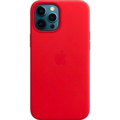 Apple Kožený vč. Magsafe pro iPhone 12 Pro Max Scarlet MHKJ3ZE/A