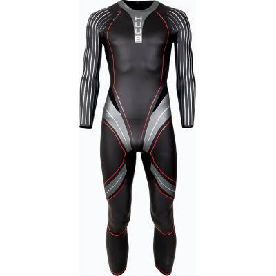 HUUB Мъжки неопренов костюм за триатлон HUUB Aegis XV 3: 5 black/silver