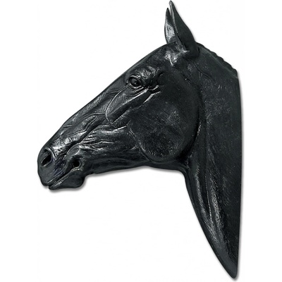 Konska hlava plast.čiern