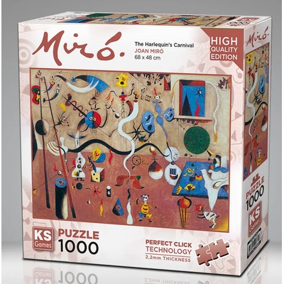 KS Games - Puzzle Miró: Carnival of Harlequin - 1 000 piese