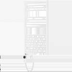 Mexen Ares електрически радиатор 900 x 500 мм, 400 W, бял - W102-0900-500-6400-20 (W102-0900-500-6400-20)