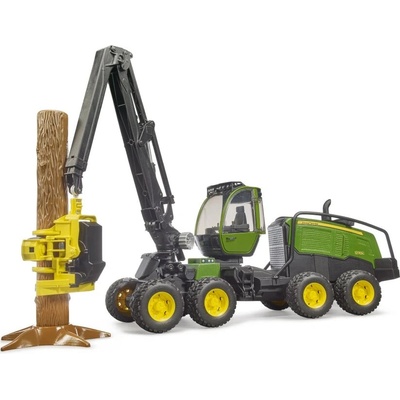 Bruder 2135 Harvestor John Deere 1270G s kládou