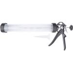 Extol Пистолет за изстискване, пластмасов, 700 ml; 380 mm, с прозрачен държач за тръби