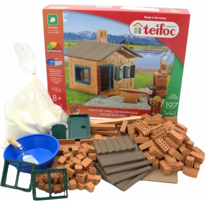 Teifoc Stavebné kocky Domček s grilom 5210