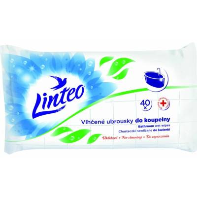 Linteo Satin vlhčené obrúsky do kúpelni 40 ks