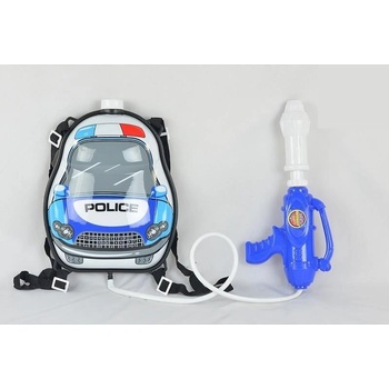 ZIZITO Водна помпа с резервоар раничка 3d полицейска кола