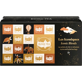 Kusmi Tea Organic Iconic Blends Комплект био чайове в пакетчета, 24 бр (21317A1170)
