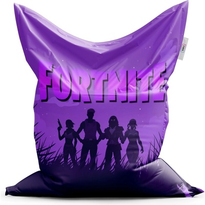 Sablio Sedací vak fortnite Fialová silueta 150x100 cm