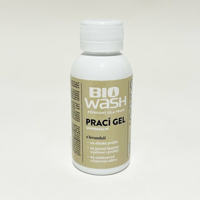 BioWash univerzálny prací gél 100 ml levanduľa