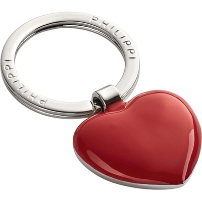 Klíčenka SWEETHEART 6 cm, červená, Philippi – Zboží Dáma
