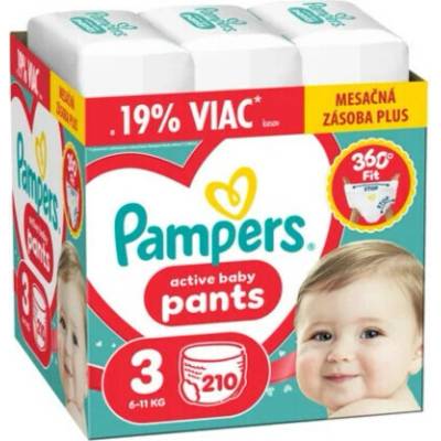 Pampers Active Baby 3 210 ks