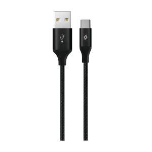 Ttec Кабел AlumiCable XL Type C 2.0 Charge/Data 2m - Черен