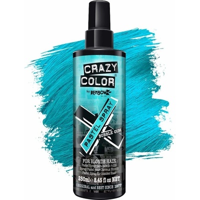 Crazy color Barvící sprej Bubble Gum 250 ml