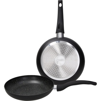 Tognana Комплект 2 тигана grancucina rock in, 22&26 см, черен (v979147rkbla)
