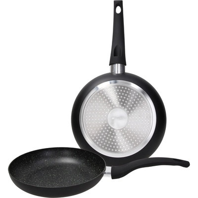 Tognana Комплект 2 тигана grancucina rock in, 22&26 см, черен (v979147rkbla)