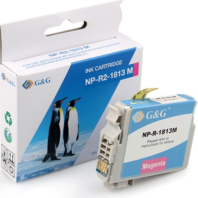 Compatible Глава за Epson Expression Home XP 30/102/202/205/302/305/402/405 - Magenta - C13T18034010/C13T18134010 - P№ NP-R-1813M - G&G (Compatible-NP-R-1813M)