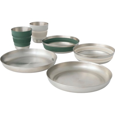 SEA TO SUMMIT Detour Stainless Steel Collapsible Dinnerware Set 2P