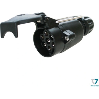 Zásuvka 7pin (DIN) IP44 k připojení na kabel, Erich Jaeger