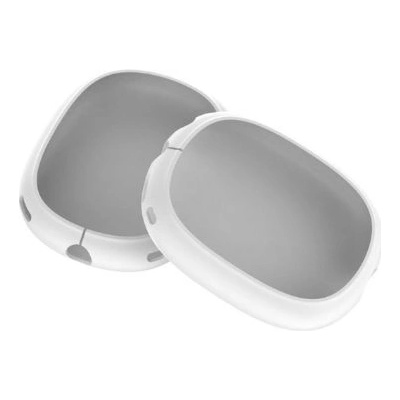 Kryty na slúchadlá Apple AirPods Max biele silikónové