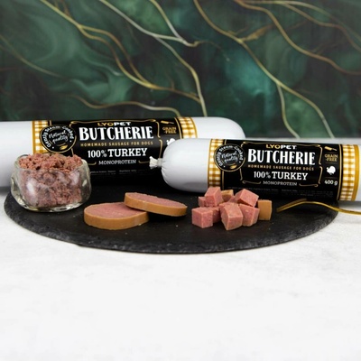 Lyopet Butcherie Turkey sausage 400 g