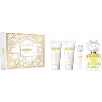 Moschino Toy 2 EDP 100 ml + telový krém 100 ml + sprchový gél 100 ml + cestovný sprej 10 ml, darčeková sada pre ženy